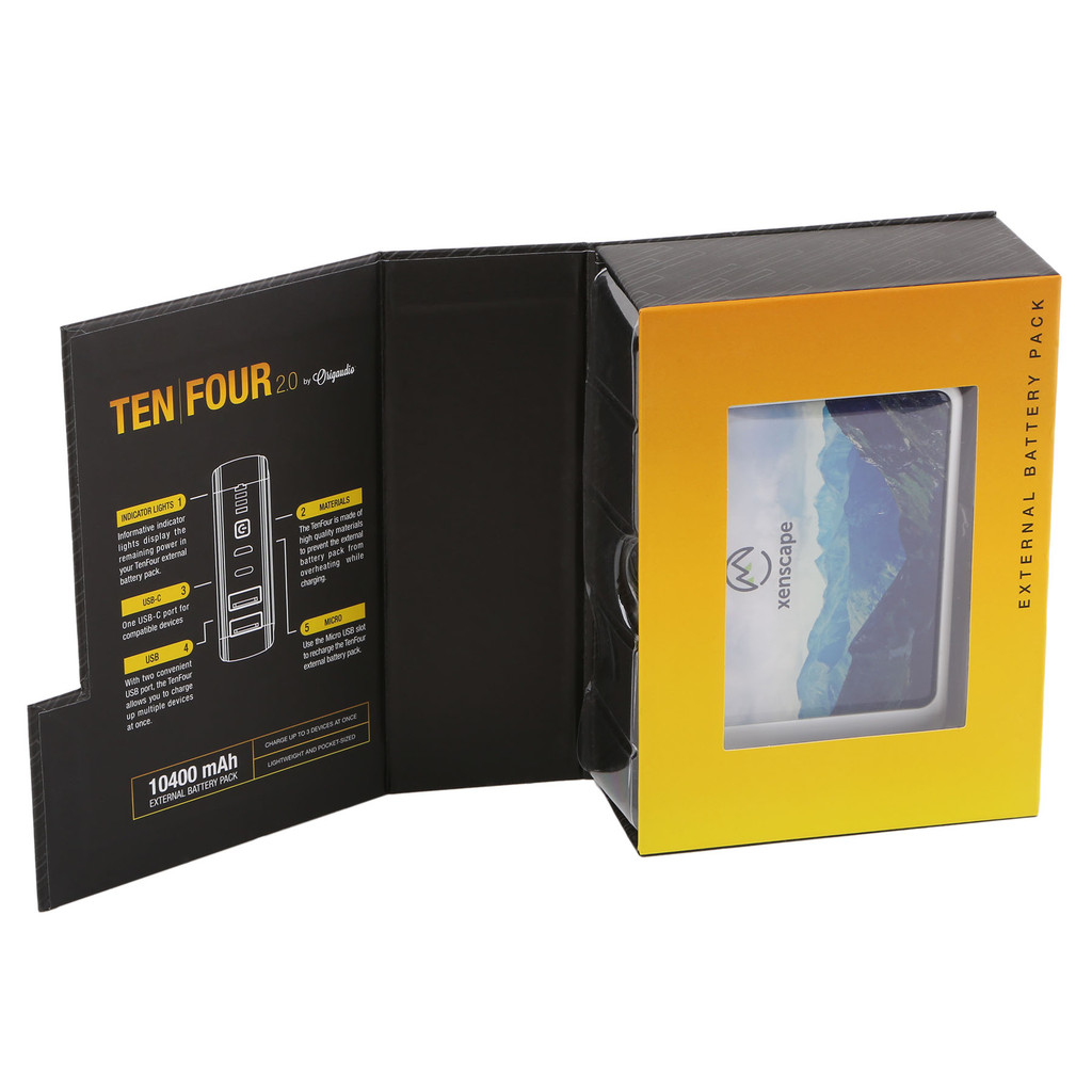 Tenfour™ 2.0 10,400mAh Power Bank