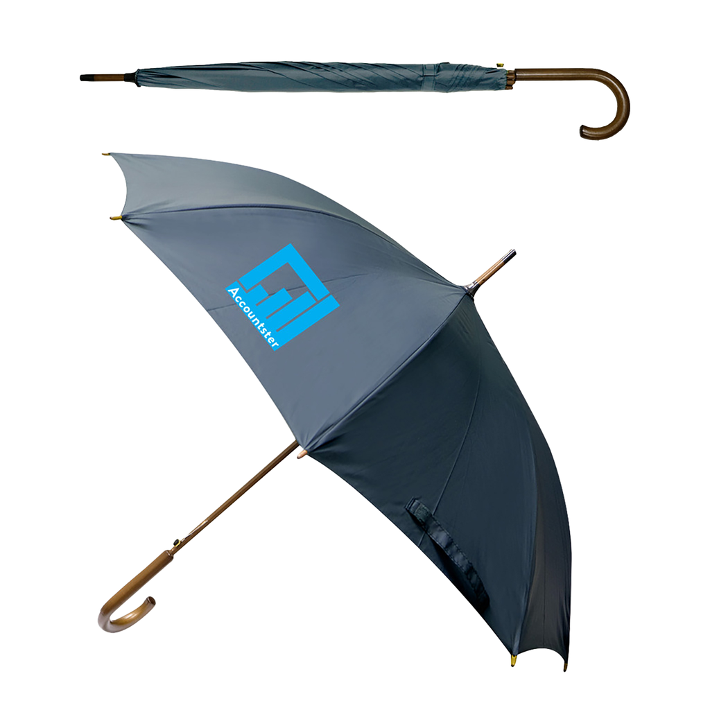 Executive Umbrella: 48" Arc With Hook Handle