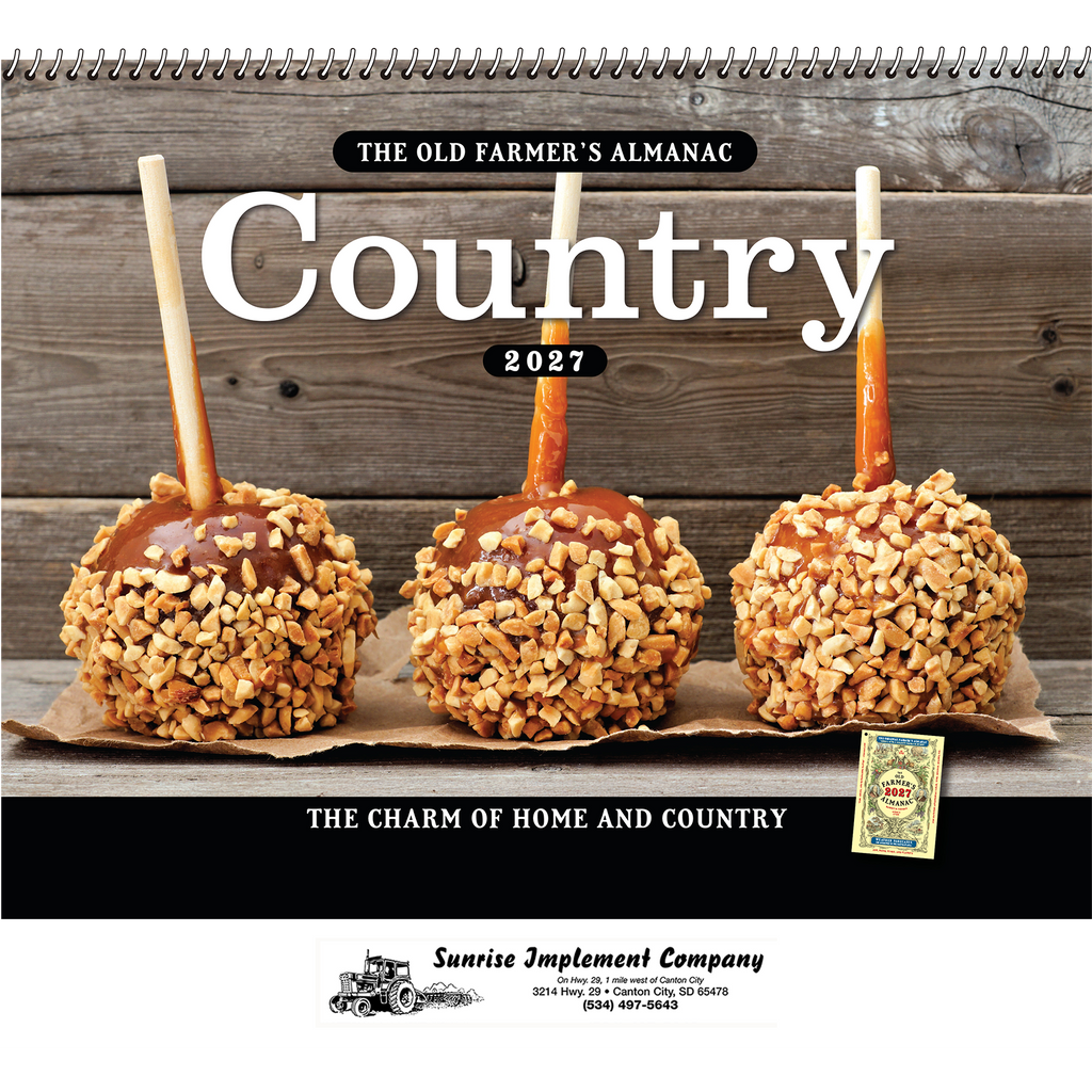 The Old Farmer's Almanac® Country: 2027 Spiral Bound