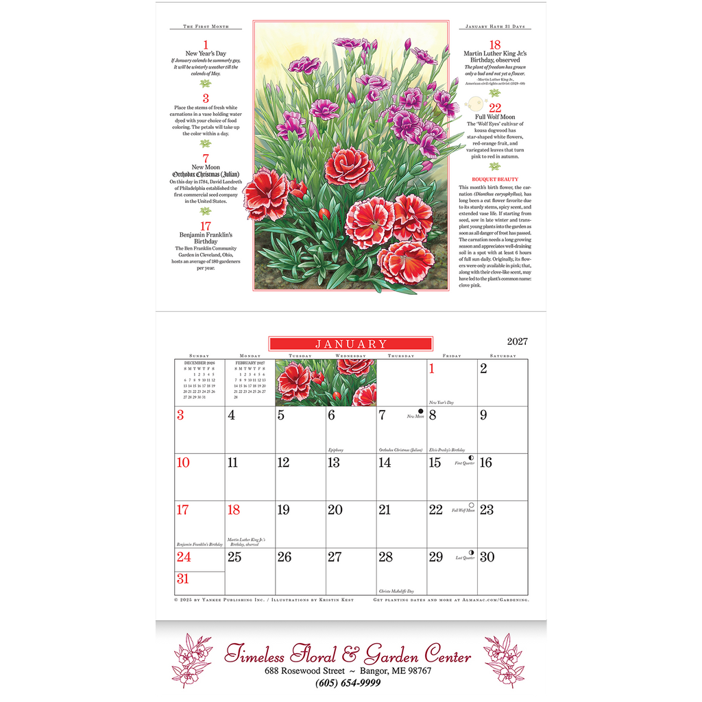 The Old Farmer's Almanac® Gardening: 2027 Stapled