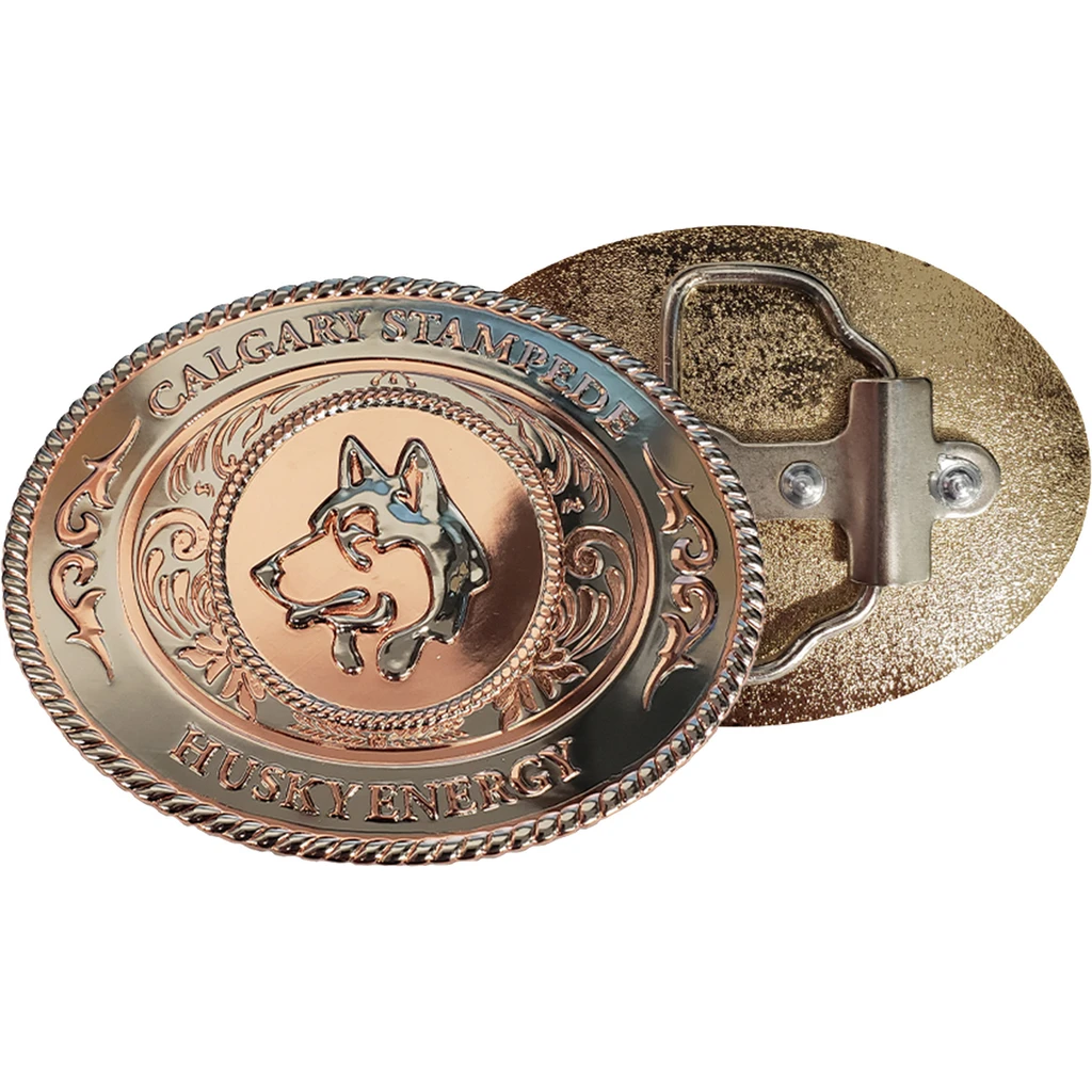 Belt Buckles: 4" W X 3" H