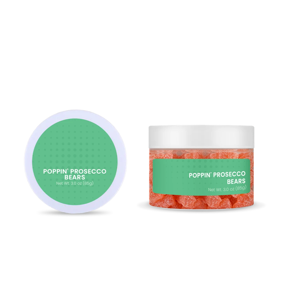 Poppin' Prosecco Bears: Small Jar