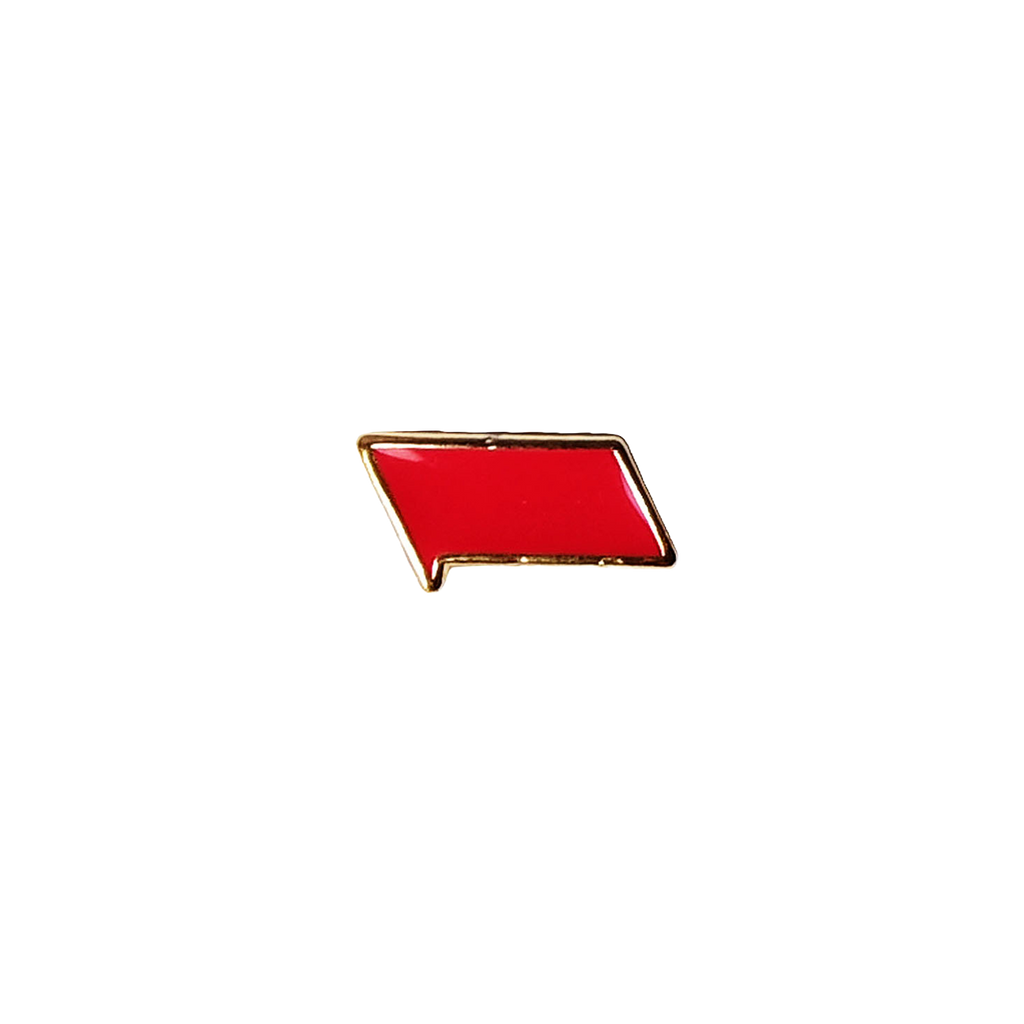 Diestruck Soft Enamel Lapel Pins: 1/2" W X 1/2" H