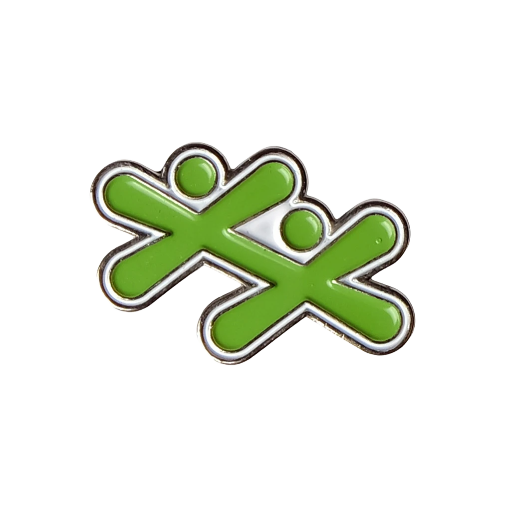 Diestruck Soft Enamel Lapel Pins: 3/4" W X 3/4" H