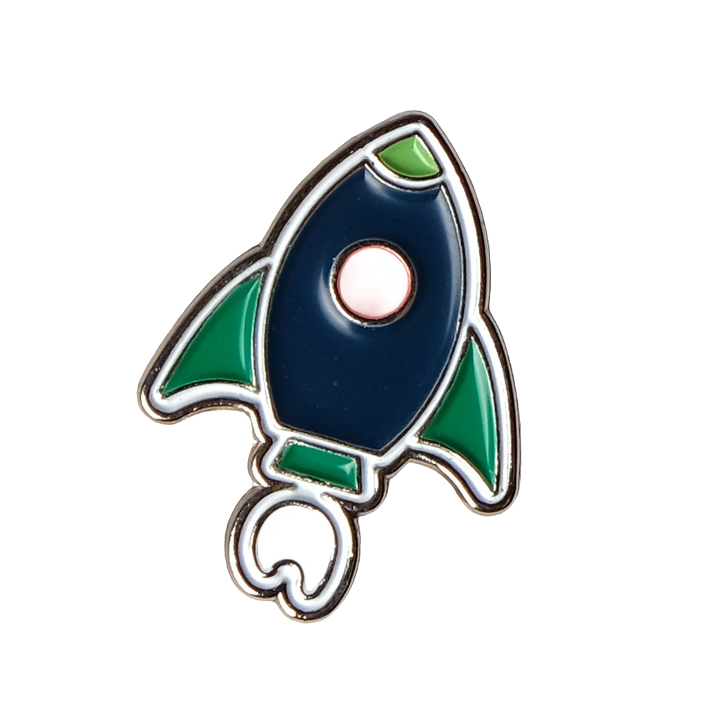 Diestruck Soft Enamel Lapel Pins: 3/4" W X 3/4" H