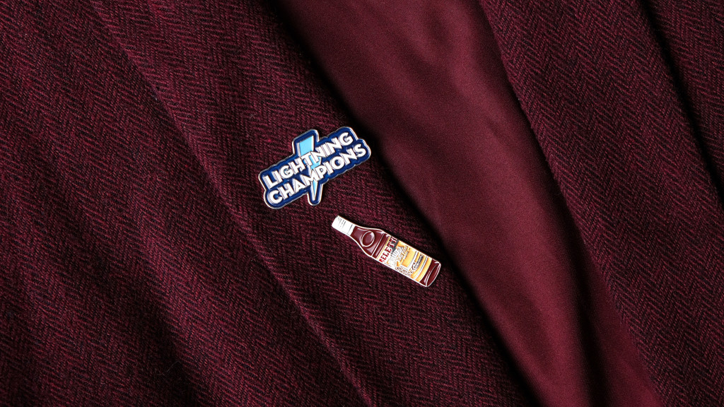 Diestruck Soft Enamel Lapel Pins: 1 1/2" W X 1 1/2" H