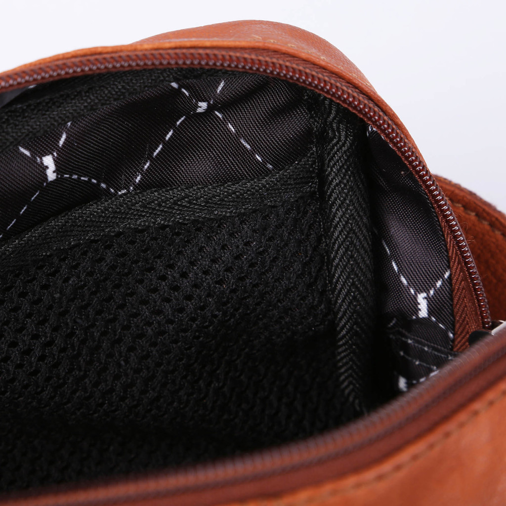 Brea Canyon Leather Cross Body Bag - HPG Brands