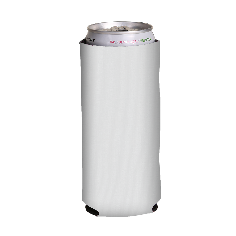 Full Color 12 oz Slim Neogreen™ Recycled Can Cooler