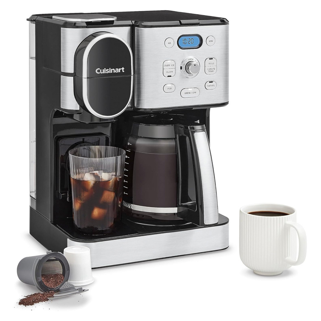 Cuisinart 12-Cup Coffeemaker & Single Serve Brewer