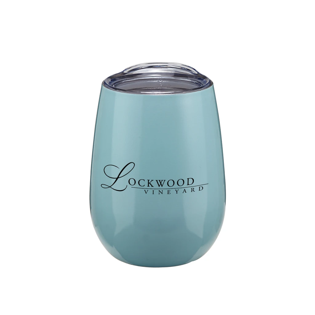 Vino Stainless Steel Stemless Wine Glass
