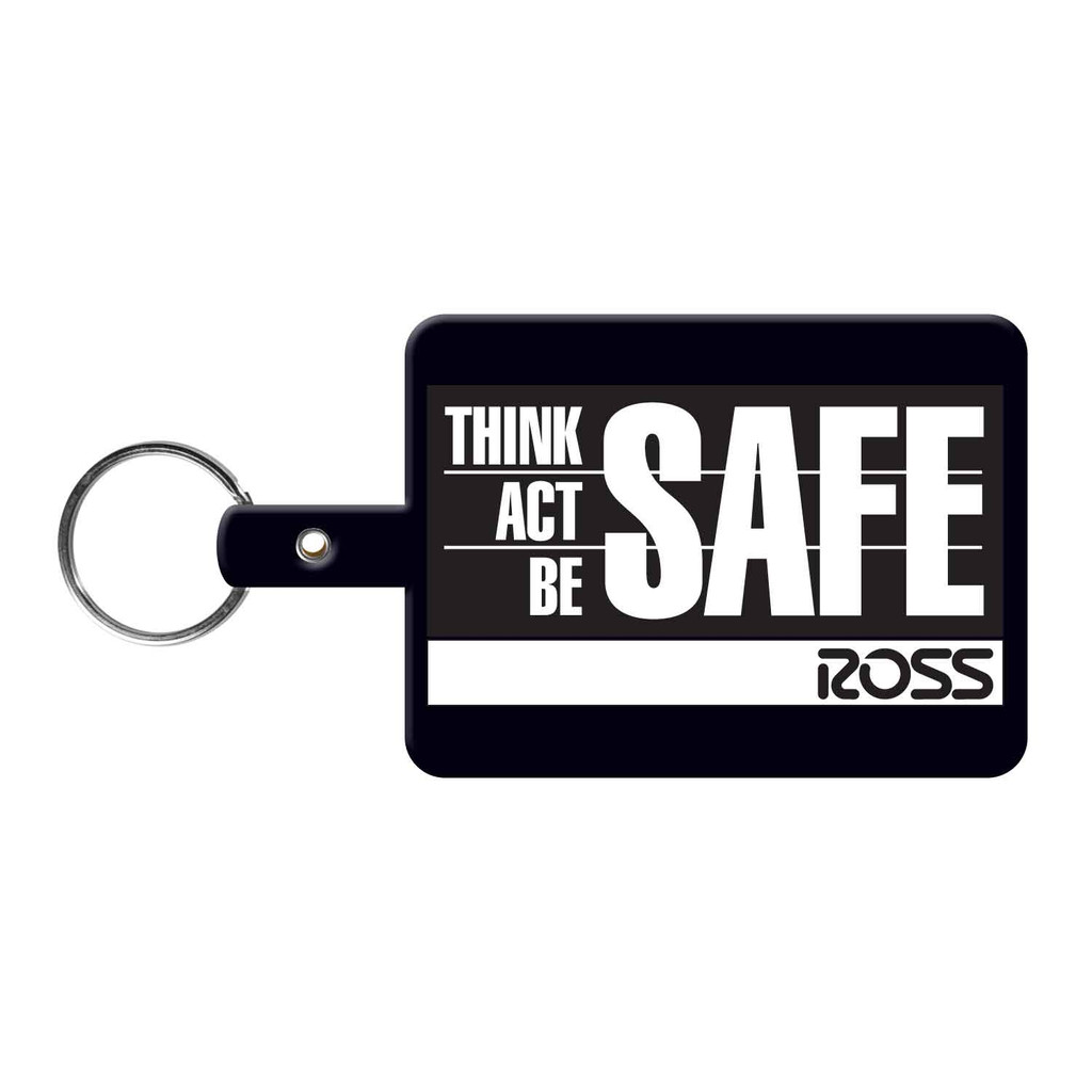 Large Rectangle Flexible Key Tag