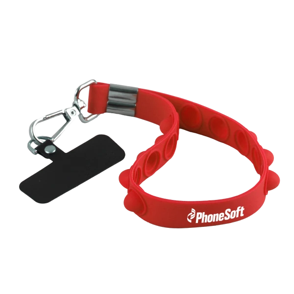 Silicone Pop-it Phone Wristlet & Keyholder