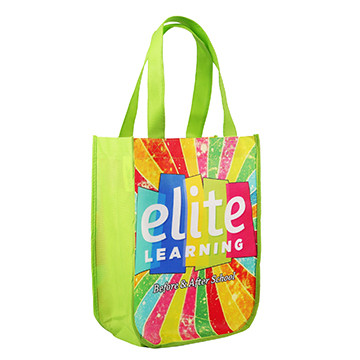 Yuma Sublimated Non-Woven Curve Bottom Tote