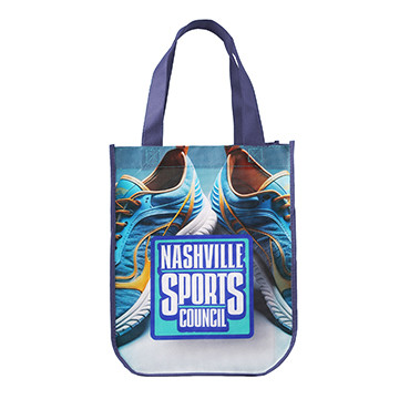 Yuma Sublimated Non-Woven Curve Bottom Tote