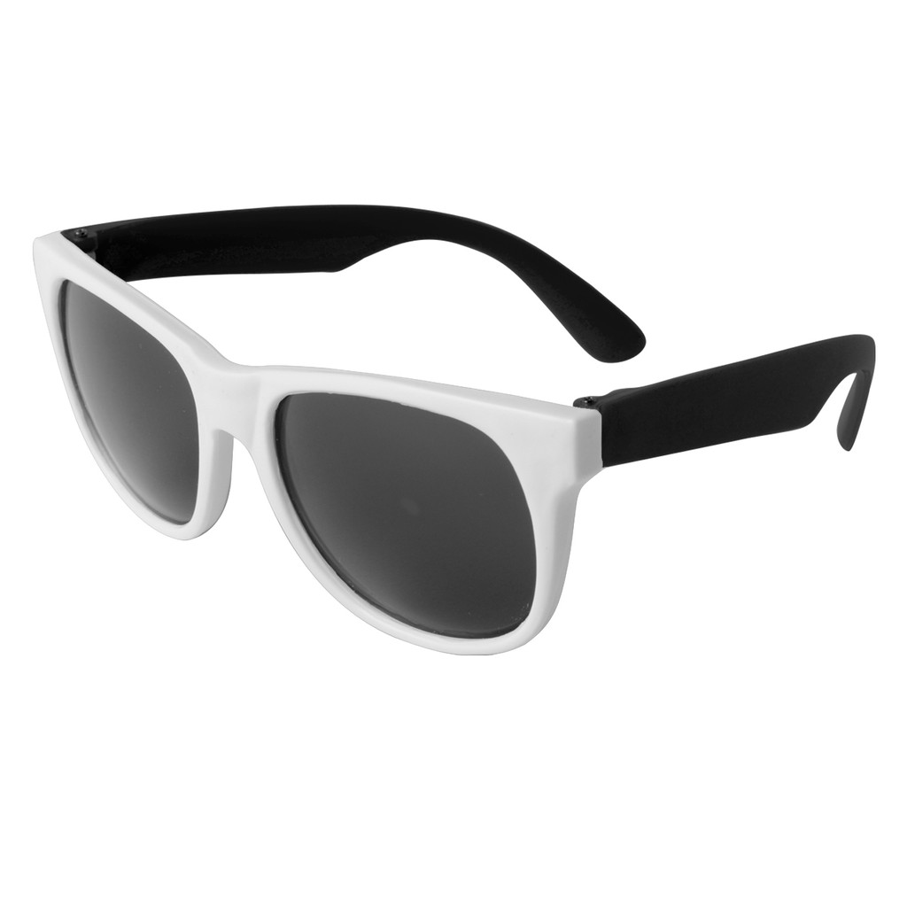 Neon Sunglasses: White Frame