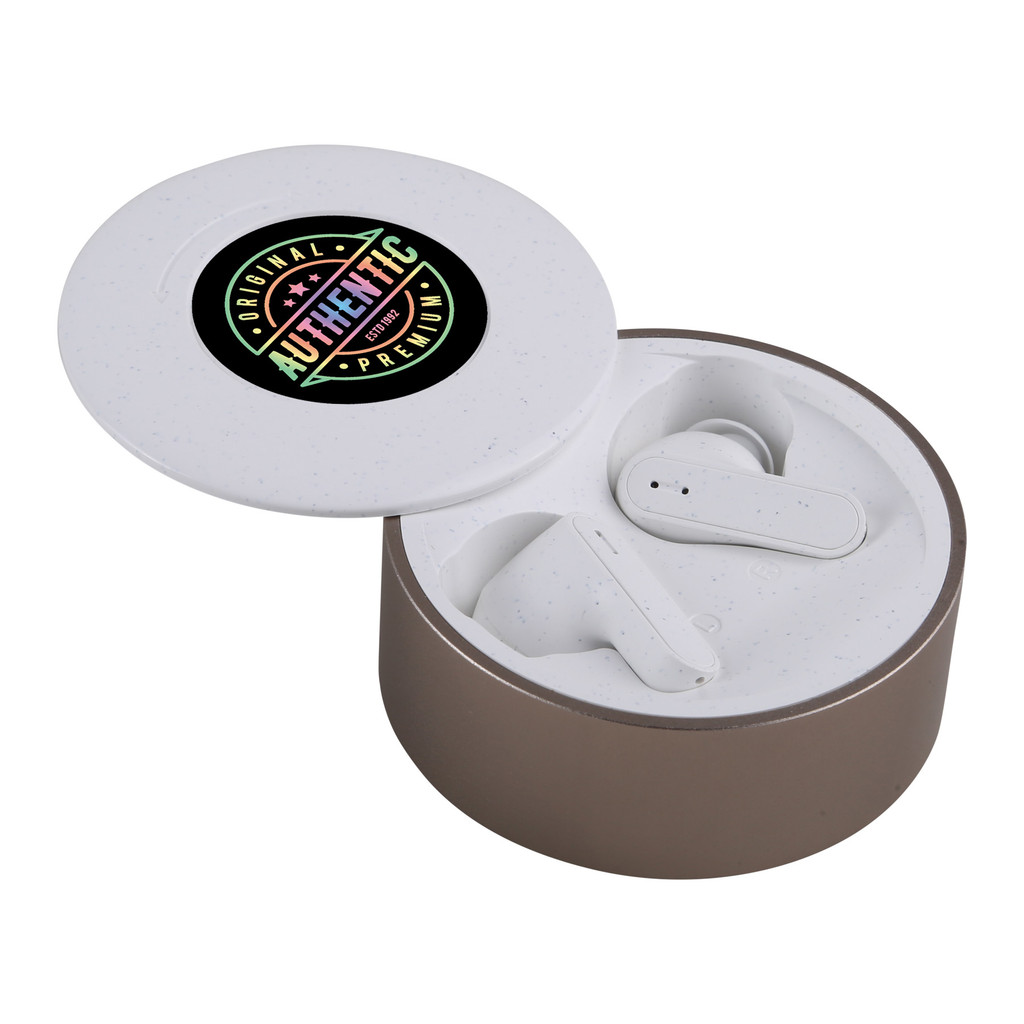 Chromeo Wireless Earbuds And Wireless Charger