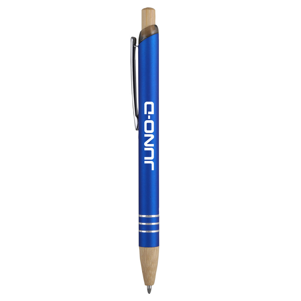 Venosa Velvet-Touch Aluminum Pen w/ bamboo accents