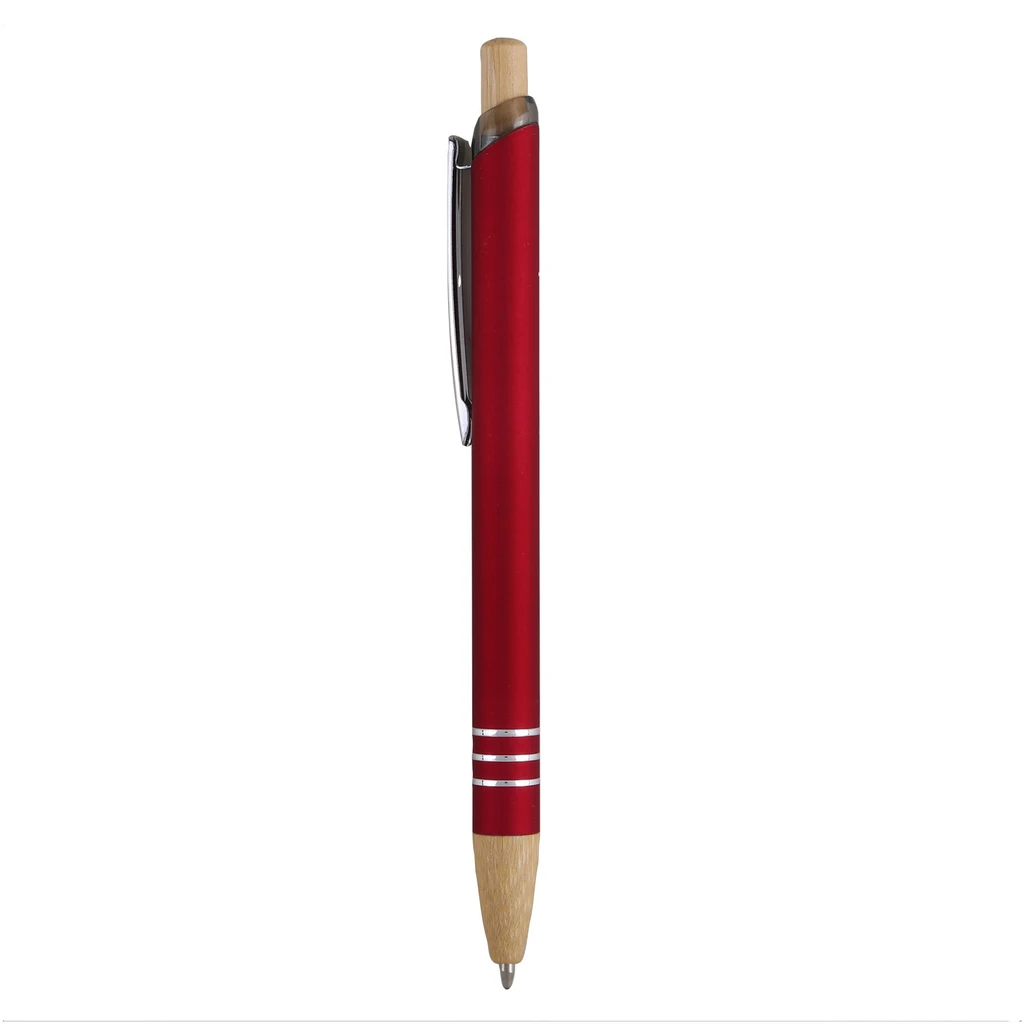 Venosa Velvet-Touch Aluminum Pen w/ bamboo accents