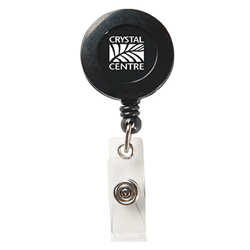 Round Secure-A-Badge™ w/ Alligator Clip