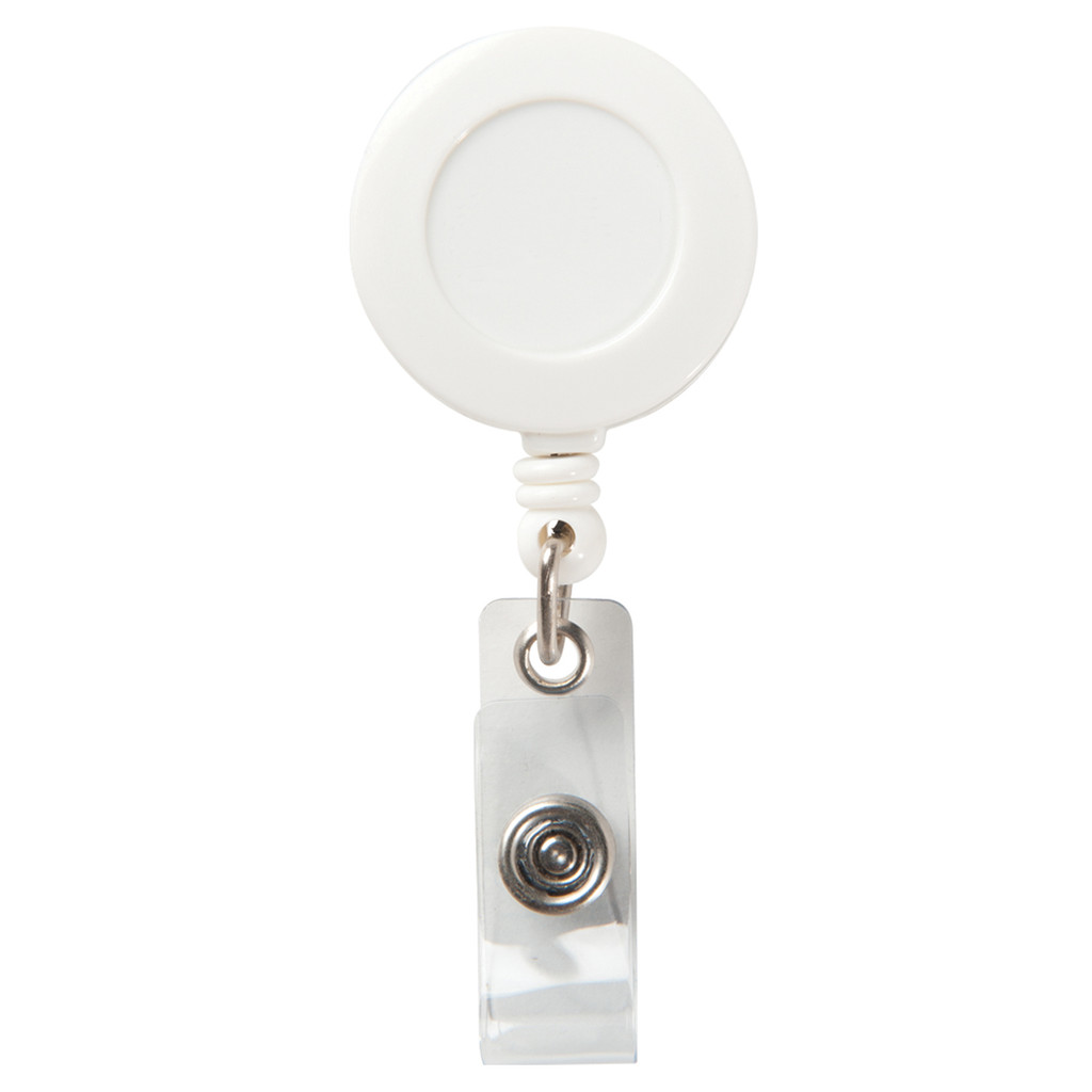 Round Secure-A-Badge™ w/ Alligator Clip