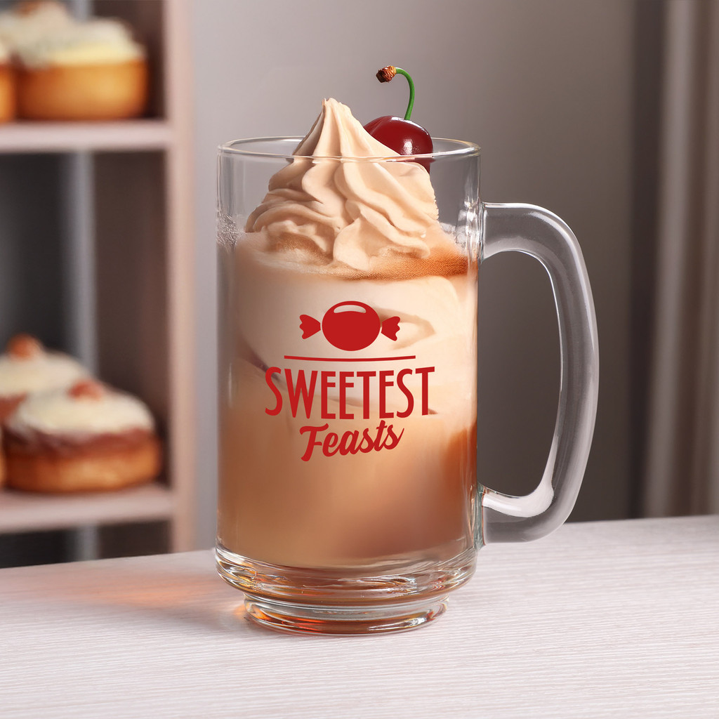 14 Oz. Glass Beer Mug