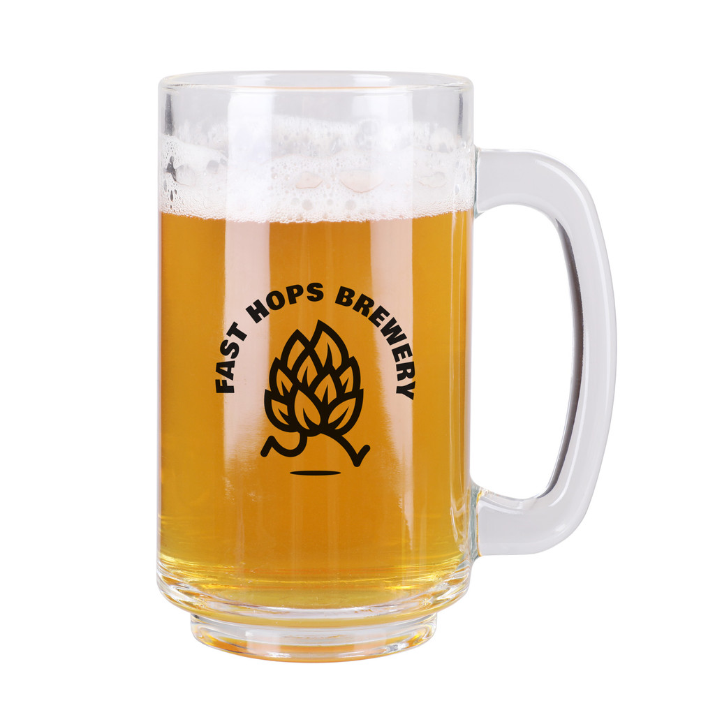 14 Oz. Glass Beer Mug