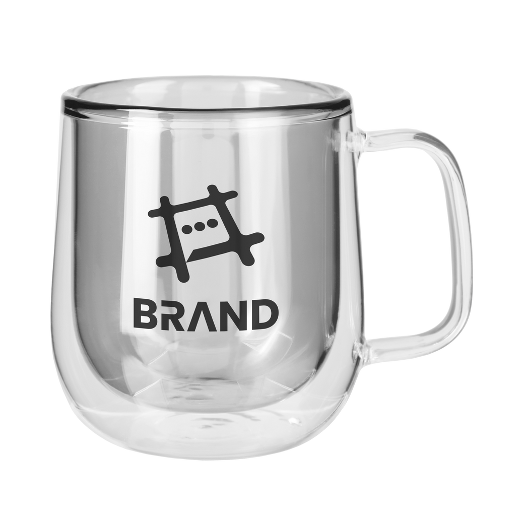 8.4 Oz. Double Walled Colored Glass Mug