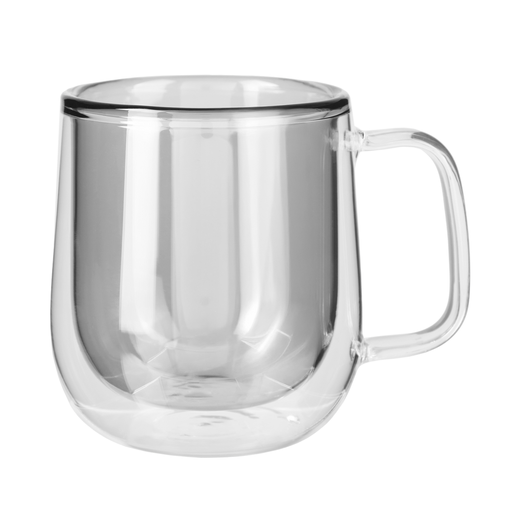 8.4 Oz. Double Walled Colored Glass Mug