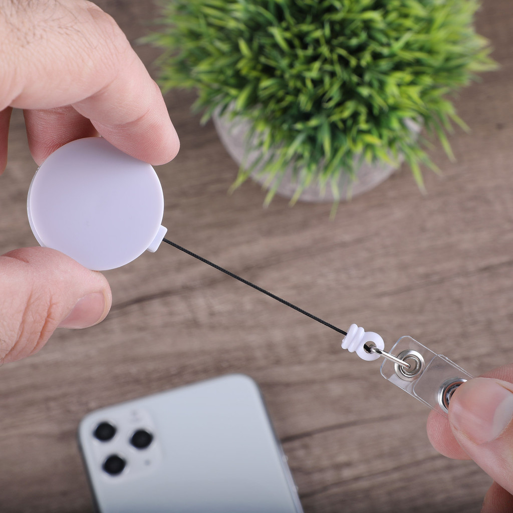 Id Buddy Round Retractable Swivel Badge Reel