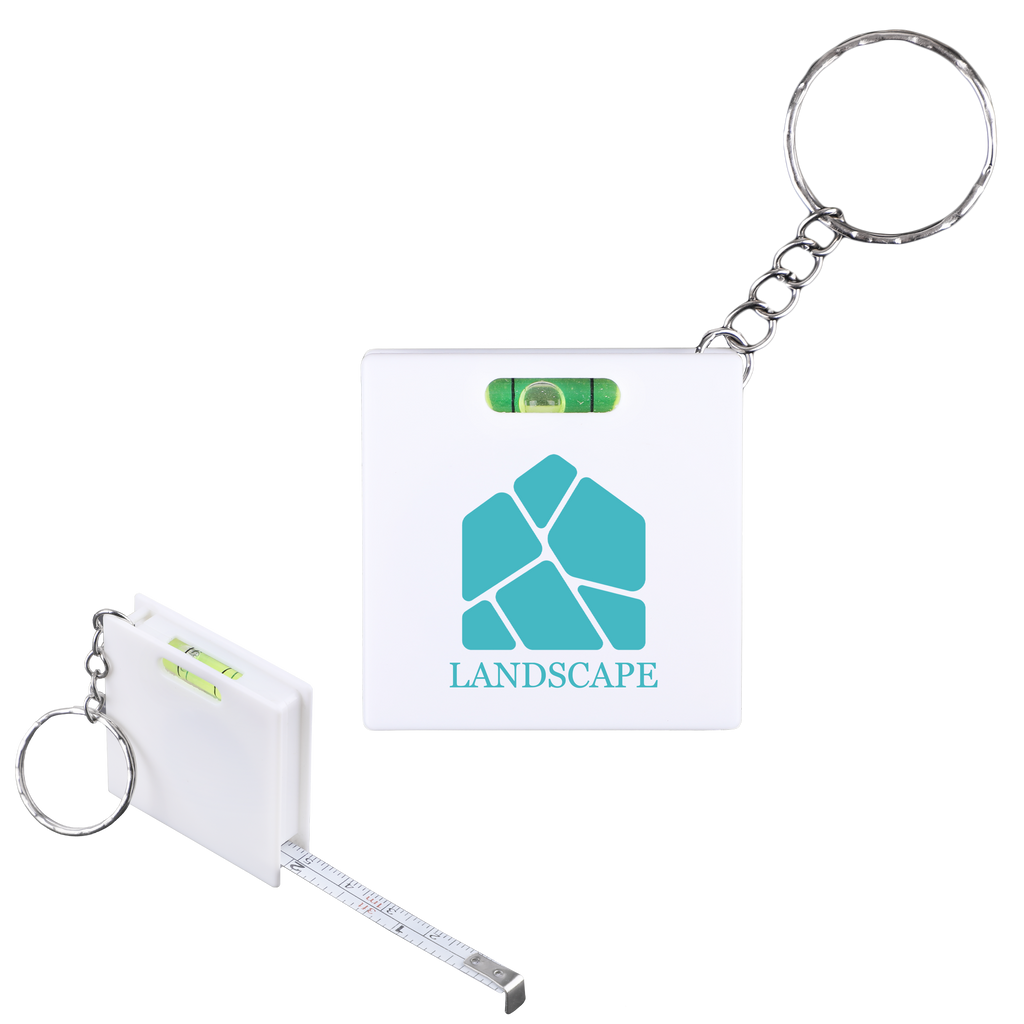 Squared Away Key Ring Tape Measure And Level