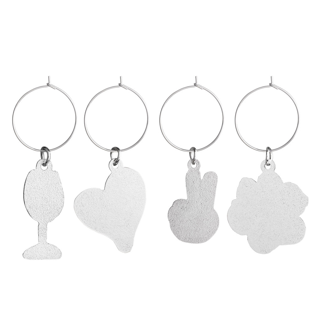 Set Of 4 Wine Charms
