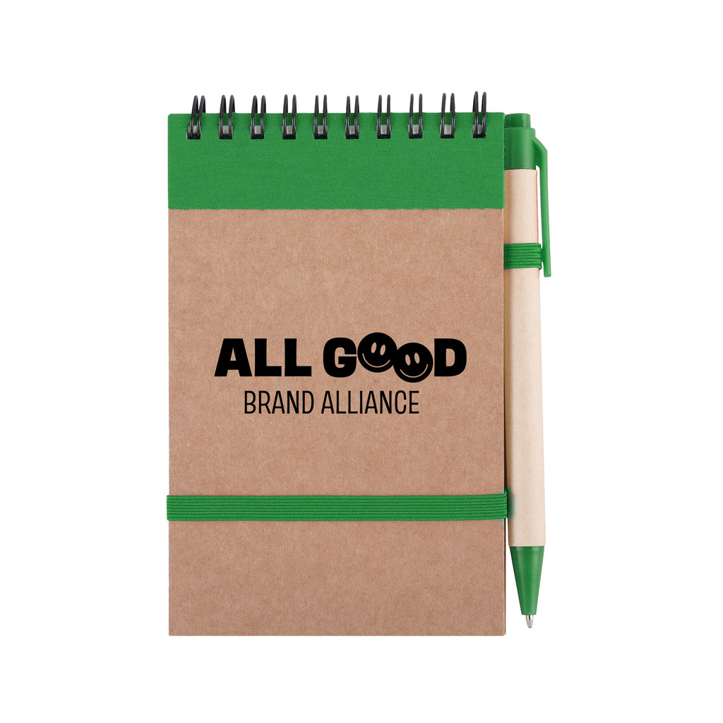 3" X 5" Eco Jotter w/Pen