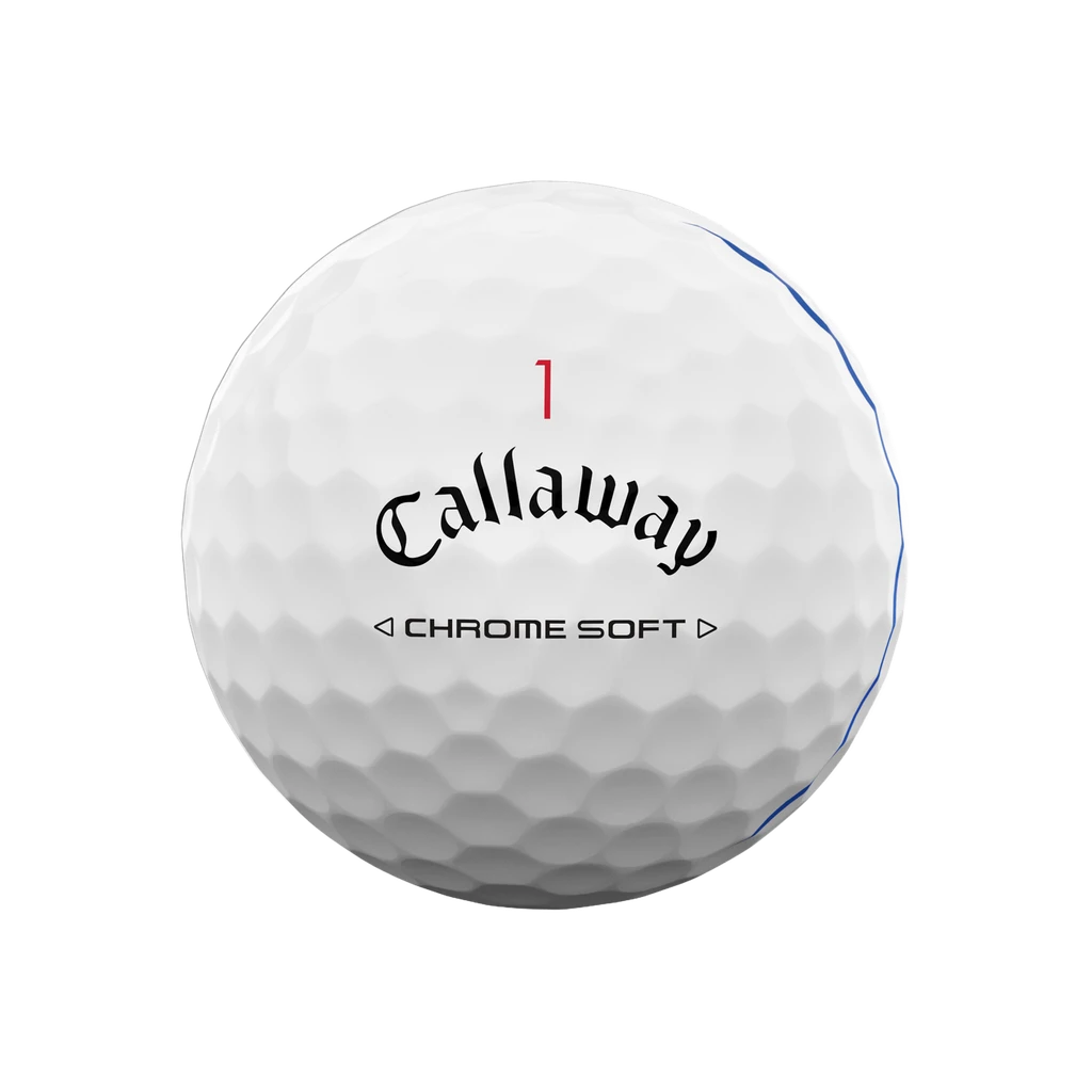 CALLAWAY Chrome Soft Triple Track White 2024 Golf Balls - 1 Dozen