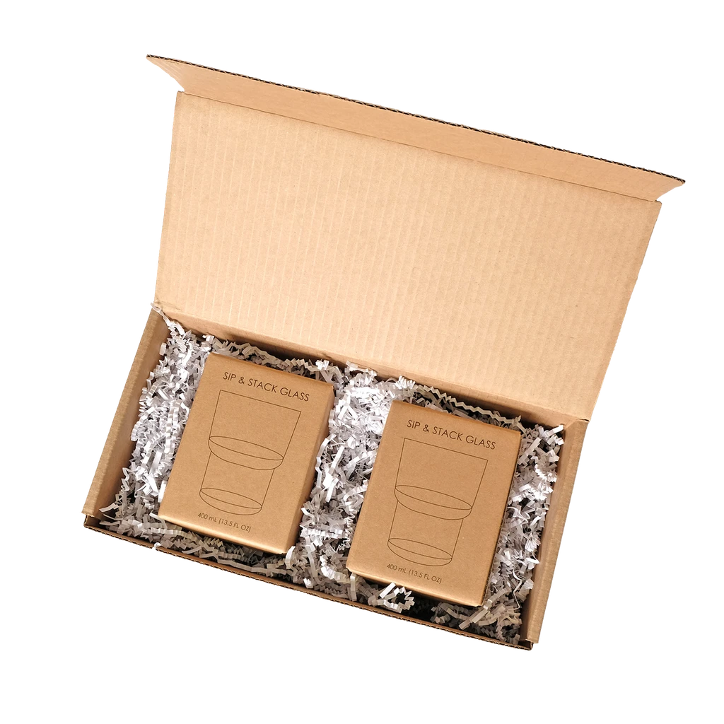 Sip & Stack Glass 2Pk