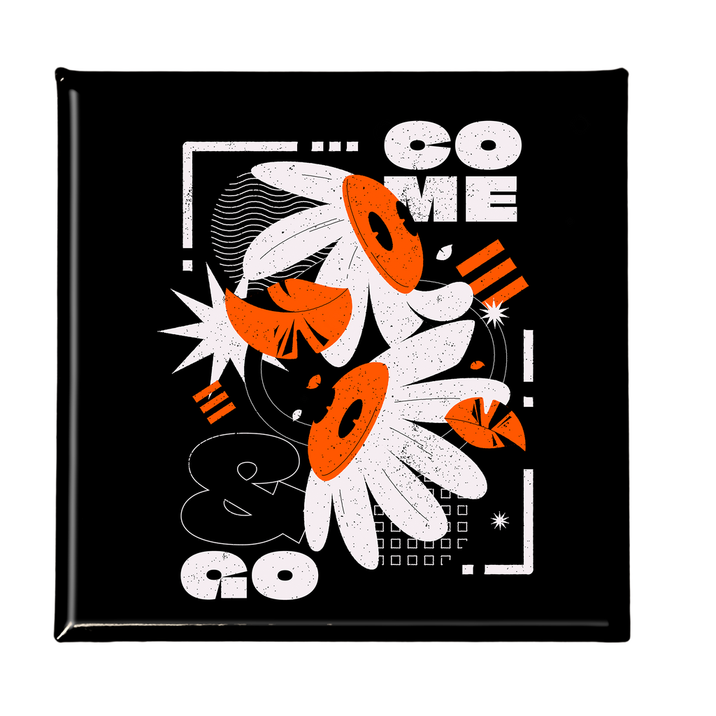 3" Tin Badge: Square