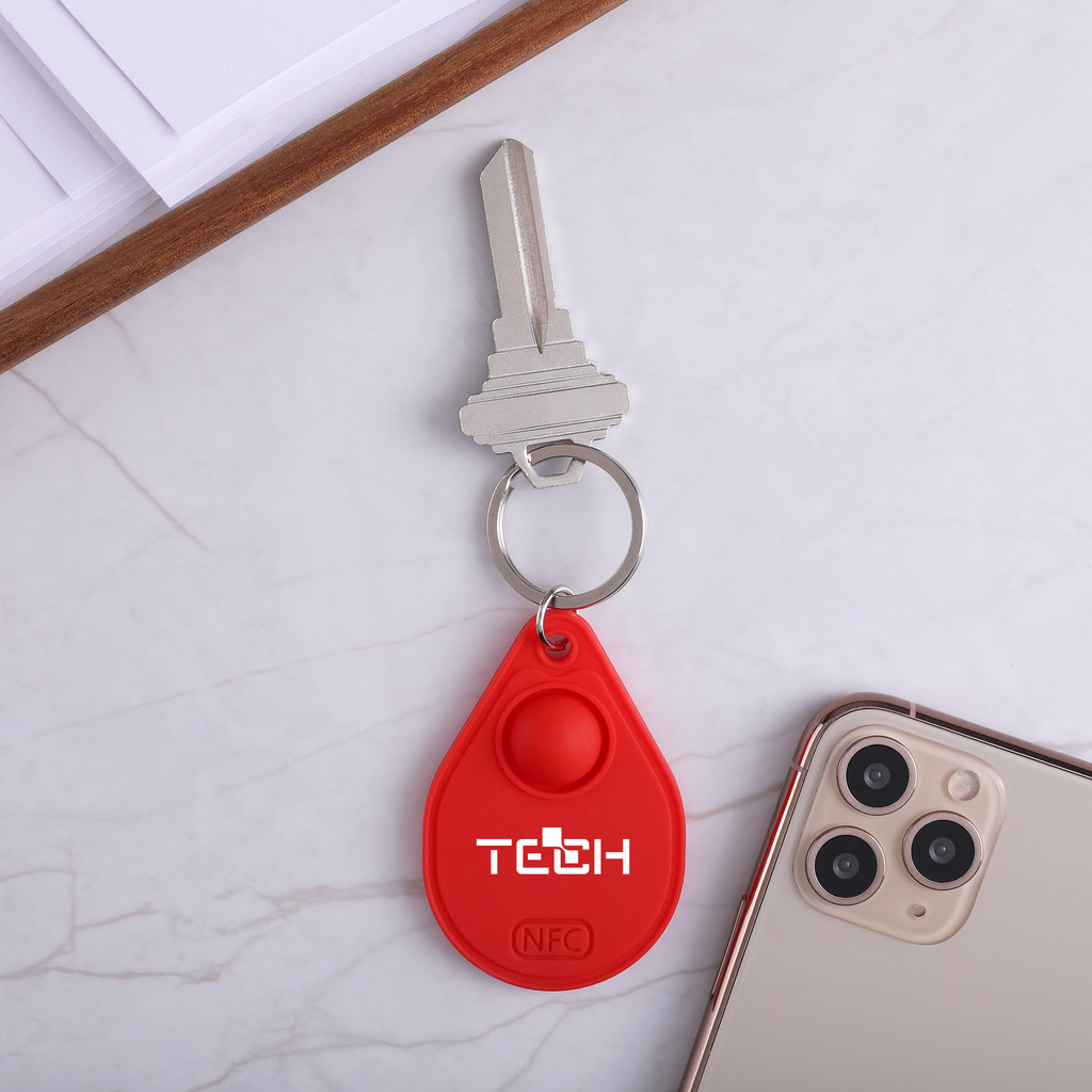 Silicone Pop-It™ NFC Keytag