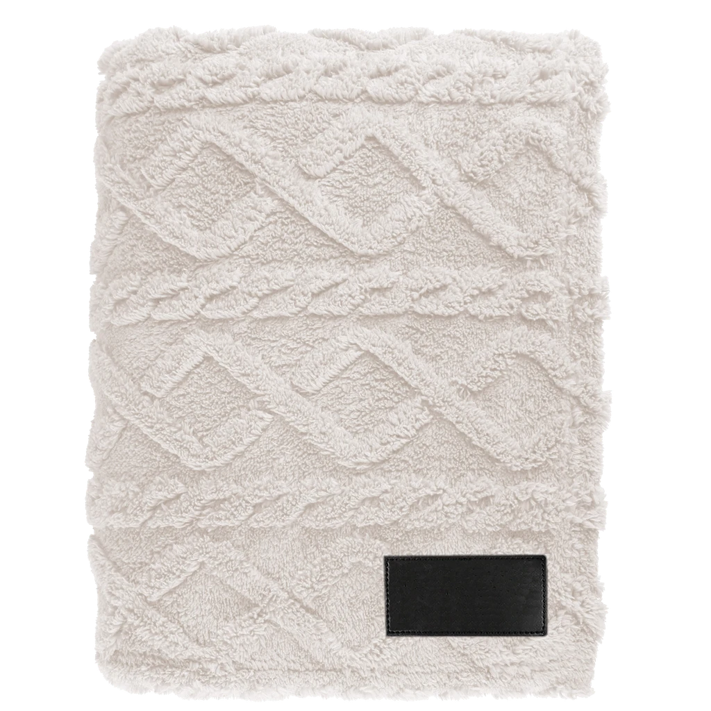 RPET Sherpa Fleece Textured Blanket