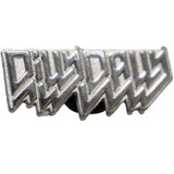 Diestruck Sandblasted Lapel Pins: Iron 1 1/2" W x 1 1/2" H