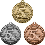 Stock Small Academic & Sports Laurel Medals: 5K
