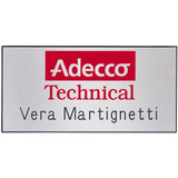 Hollywood Plastic Name Badge (Standard Size 1-1/2" x 3")