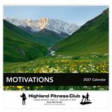 Motivations Wall Calendar: 2027 Spiral Bound