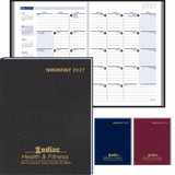 Ruled Monthly Format Stitched To Cover Desk Planner: 2027