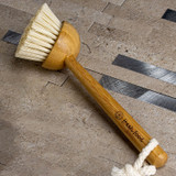 Bamboo Dish Scrubber With Handle