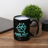 15oz Black Ceramic Mug
