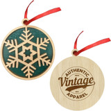 Layered Wood Ornament: Snowflake