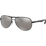Ray-Ban RB8313 Sunglasses: Carbon Fibre/Black 61/13/140