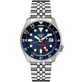 Seiko SSK003 5 Sports SS Automatic GMT Blue Dial