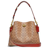 Coach Willow Sig Canvas Shoulder Bag