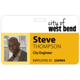 Tacoma Photo Name Badge: 3-3/8" X 2-1/8