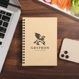 Small Spiral Hardcover Notebook w/FSC Paper